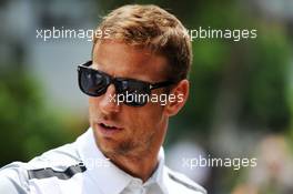 Jenson Button (GBR) McLaren. 30.03.2014. Formula 1 World Championship, Rd 2, Malaysian Grand Prix, Sepang, Malaysia, Sunday.