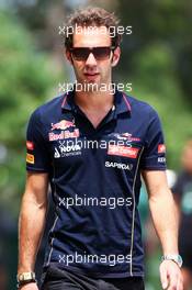 Jean-Eric Vergne (FRA) Scuderia Toro Rosso. 27.03.2014. Formula 1 World Championship, Rd 2, Malaysian Grand Prix, Sepang, Malaysia, Thursday.