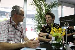 Romain Grosjean (FRA), Lotus F1 Team  27.03.2014. Formula 1 World Championship, Rd 2, Malaysian Grand Prix, Sepang, Malaysia, Thursday.