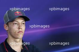 Daniil Kvyat (RUS) Scuderia Toro Rosso in the FIA Press Conference. 27.03.2014. Formula 1 World Championship, Rd 2, Malaysian Grand Prix, Sepang, Malaysia, Thursday.