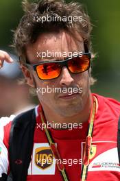Fernando Alonso (ESP), Scuderia Ferrari  27.03.2014. Formula 1 World Championship, Rd 2, Malaysian Grand Prix, Sepang, Malaysia, Thursday.
