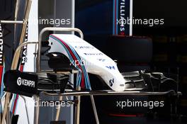 Williams FW36 front wing. 27.03.2014. Formula 1 World Championship, Rd 2, Malaysian Grand Prix, Sepang, Malaysia, Thursday.