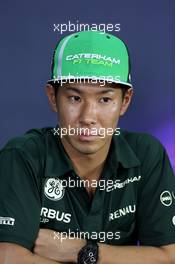 Kamui Kobayashi (JPN), Caterham F1 Team  27.03.2014. Formula 1 World Championship, Rd 2, Malaysian Grand Prix, Sepang, Malaysia, Thursday.