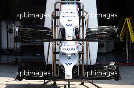 Williams FW36 front wings. 27.03.2014. Formula 1 World Championship, Rd 2, Malaysian Grand Prix, Sepang, Malaysia, Thursday.
