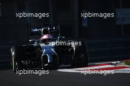 Jenson Button (GBR) McLaren MP4-29. 10.10.2014. Formula 1 World Championship, Rd 16, Russian Grand Prix, Sochi Autodrom, Sochi, Russia, Practice Day.