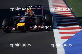 Sebastian Vettel (GER) Red Bull Racing RB10. 10.10.2014. Formula 1 World Championship, Rd 16, Russian Grand Prix, Sochi Autodrom, Sochi, Russia, Practice Day.