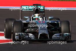 Lewis Hamilton (GBR) Mercedes AMG F1 W05. 10.10.2014. Formula 1 World Championship, Rd 16, Russian Grand Prix, Sochi Autodrom, Sochi, Russia, Practice Day.