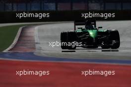 Marcus Ericsson (SWE) Caterham CT05. 10.10.2014. Formula 1 World Championship, Rd 16, Russian Grand Prix, Sochi Autodrom, Sochi, Russia, Practice Day.