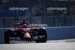 Kimi Raikkonen (FIN) Ferrari F14-T. 10.10.2014. Formula 1 World Championship, Rd 16, Russian Grand Prix, Sochi Autodrom, Sochi, Russia, Practice Day.