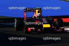 Daniel Ricciardo (AUS) Red Bull Racing RB10. 10.10.2014. Formula 1 World Championship, Rd 16, Russian Grand Prix, Sochi Autodrom, Sochi, Russia, Practice Day.