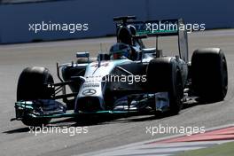 Lewis Hamilton (GBR), Mercedes AMG F1 Team  10.10.2014. Formula 1 World Championship, Rd 16, Russian Grand Prix, Sochi Autodrom, Sochi, Russia, Practice Day.