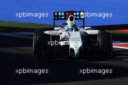Felipe Massa (BRA) Williams FW36. 10.10.2014. Formula 1 World Championship, Rd 16, Russian Grand Prix, Sochi Autodrom, Sochi, Russia, Practice Day.