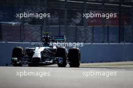Nico Rosberg (GER) Mercedes AMG F1 W05. 10.10.2014. Formula 1 World Championship, Rd 16, Russian Grand Prix, Sochi Autodrom, Sochi, Russia, Practice Day.