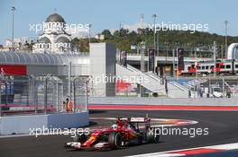 Fernando Alonso (ESP) Ferrari F14-T. 10.10.2014. Formula 1 World Championship, Rd 16, Russian Grand Prix, Sochi Autodrom, Sochi, Russia, Practice Day.