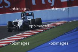 Valtteri Bottas (FIN) Williams FW36. 10.10.2014. Formula 1 World Championship, Rd 16, Russian Grand Prix, Sochi Autodrom, Sochi, Russia, Practice Day.