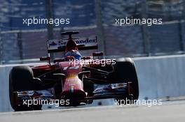 Fernando Alonso (ESP) Ferrari F14-T. 10.10.2014. Formula 1 World Championship, Rd 16, Russian Grand Prix, Sochi Autodrom, Sochi, Russia, Practice Day.