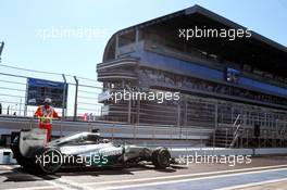 Lewis Hamilton (GBR) Mercedes AMG F1 W05. 10.10.2014. Formula 1 World Championship, Rd 16, Russian Grand Prix, Sochi Autodrom, Sochi, Russia, Practice Day.