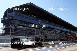 Valtteri Bottas (FIN) Williams FW36. 10.10.2014. Formula 1 World Championship, Rd 16, Russian Grand Prix, Sochi Autodrom, Sochi, Russia, Practice Day.