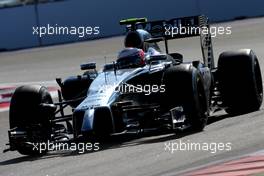 Kevin Magnussen (DEN), McLaren F1  10.10.2014. Formula 1 World Championship, Rd 16, Russian Grand Prix, Sochi Autodrom, Sochi, Russia, Practice Day.