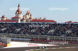 Lewis Hamilton (GBR) Mercedes AMG F1 W05. 10.10.2014. Formula 1 World Championship, Rd 16, Russian Grand Prix, Sochi Autodrom, Sochi, Russia, Practice Day.