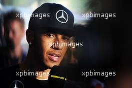 Lewis Hamilton (GBR) Mercedes AMG F1. 12.10.2014. Formula 1 World Championship, Rd 16, Russian Grand Prix, Sochi Autodrom, Sochi, Russia, Race Day.