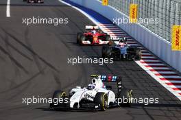 Valtteri Bottas (FIN) Williams FW36. 12.10.2014. Formula 1 World Championship, Rd 16, Russian Grand Prix, Sochi Autodrom, Sochi, Russia, Race Day.