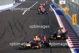 Sebastian Vettel (GER), Red Bull Racing  12.10.2014. Formula 1 World Championship, Rd 16, Russian Grand Prix, Sochi Autodrom, Sochi, Russia, Race Day.