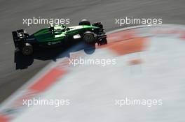 Marcus Ericsson (SWE) Caterham CT05. 12.10.2014. Formula 1 World Championship, Rd 16, Russian Grand Prix, Sochi Autodrom, Sochi, Russia, Race Day.