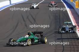 Marcus Ericsson (SWE), Caterham F1 Team  12.10.2014. Formula 1 World Championship, Rd 16, Russian Grand Prix, Sochi Autodrom, Sochi, Russia, Race Day.