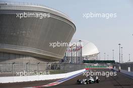 Lewis Hamilton (GBR) Mercedes AMG F1 W05. 12.10.2014. Formula 1 World Championship, Rd 16, Russian Grand Prix, Sochi Autodrom, Sochi, Russia, Race Day.