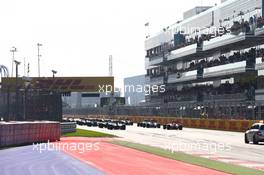 The start of the race. 12.10.2014. Formula 1 World Championship, Rd 16, Russian Grand Prix, Sochi Autodrom, Sochi, Russia, Race Day.