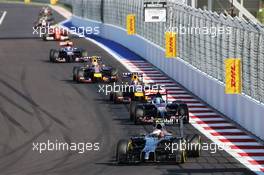 Kevin Magnussen (DEN) McLaren MP4-29. 12.10.2014. Formula 1 World Championship, Rd 16, Russian Grand Prix, Sochi Autodrom, Sochi, Russia, Race Day.