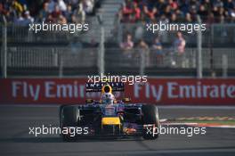 Daniel Ricciardo (AUS) Red Bull Racing RB10. 12.10.2014. Formula 1 World Championship, Rd 16, Russian Grand Prix, Sochi Autodrom, Sochi, Russia, Race Day.