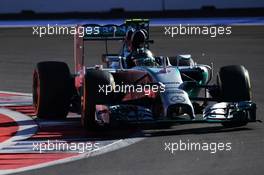 Nico Rosberg (GER) Mercedes AMG F1 W05. 11.10.2014. Formula 1 World Championship, Rd 16, Russian Grand Prix, Sochi Autodrom, Sochi, Russia, Qualifying Day.