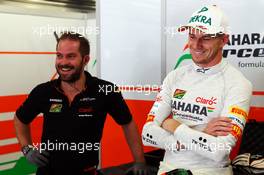 Nico Hulkenberg (GER) Sahara Force India F1. 11.10.2014. Formula 1 World Championship, Rd 16, Russian Grand Prix, Sochi Autodrom, Sochi, Russia, Qualifying Day.