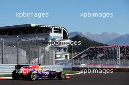 Sebastian Vettel (GER) Red Bull Racing RB10. 11.10.2014. Formula 1 World Championship, Rd 16, Russian Grand Prix, Sochi Autodrom, Sochi, Russia, Qualifying Day.
