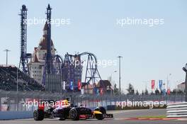 Sebastian Vettel (GER) Red Bull Racing RB10. 11.10.2014. Formula 1 World Championship, Rd 16, Russian Grand Prix, Sochi Autodrom, Sochi, Russia, Qualifying Day.