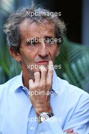 Alain Prost (FRA). 12.10.2014. Formula 1 World Championship, Rd 16, Russian Grand Prix, Sochi Autodrom, Sochi, Russia, Race Day.