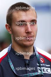Sergey Sirotkin (RUS) Sauber Test Driver. 12.10.2014. Formula 1 World Championship, Rd 16, Russian Grand Prix, Sochi Autodrom, Sochi, Russia, Race Day.