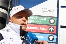 Valtteri Bottas (FIN) Williams. 09.10.2014. Formula 1 World Championship, Rd 16, Russian Grand Prix, Sochi Autodrom, Sochi, Russia, Preparation Day.