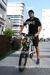 Sergio Perez (MEX), Sahara Force India  09.10.2014. Formula 1 World Championship, Rd 16, Russian Grand Prix, Sochi Autodrom, Sochi, Russia, Preparation Day.