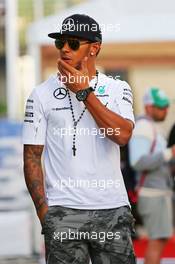 Lewis Hamilton (GBR) Mercedes AMG F1. 09.10.2014. Formula 1 World Championship, Rd 16, Russian Grand Prix, Sochi Autodrom, Sochi, Russia, Preparation Day.