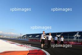 Kevin Magnussen (DEN), McLaren F1  09.10.2014. Formula 1 World Championship, Rd 16, Russian Grand Prix, Sochi Autodrom, Sochi, Russia, Preparation Day.