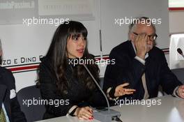Press Conference:the evolution of safety in Formula one.Paula Senna Lalli niece of Ayrton Senna da Silva   01.05.2014 Ayrton Senna Tribute 1994-2014, Imola, Italy.