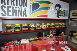 Senna Museum Helmets   01.05.2014 Ayrton Senna Tribute 1994-2014, Imola, Italy.