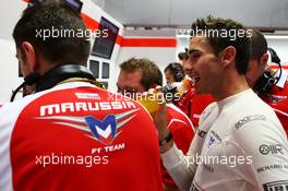 Jules Bianchi (FRA) Marussia F1 Team. 19.09.2014. Formula 1 World Championship, Rd 14, Singapore Grand Prix, Singapore, Singapore, Practice Day.