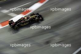 Pastor Maldonado (VEN) Lotus F1 E21. 19.09.2014. Formula 1 World Championship, Rd 14, Singapore Grand Prix, Singapore, Singapore, Practice Day.