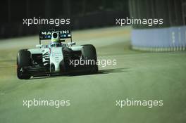 Felipe Massa (BRA) Williams FW36. 19.09.2014. Formula 1 World Championship, Rd 14, Singapore Grand Prix, Singapore, Singapore, Practice Day.