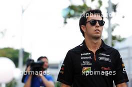Sergio Perez (MEX) Sahara Force India F1. 19.09.2014. Formula 1 World Championship, Rd 14, Singapore Grand Prix, Singapore, Singapore, Practice Day.