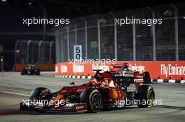 Kimi Raikkonen (FIN) Ferrari F14-T. 21.09.2014. Formula 1 World Championship, Rd 14, Singapore Grand Prix, Singapore, Singapore, Race Day.